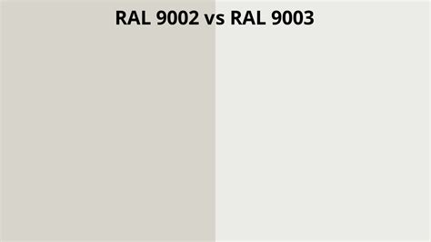 ral 9003 vs 9002.